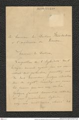 Nachlass Franz Steindachner, Brief von André Suchetet an Franz Steindachner (21.06.1888), Inv.Nr. 527.01, Seite 1